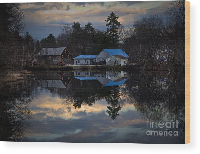 Maine Wood Print featuring the photograph Homeward Bound by Brenda Giasson