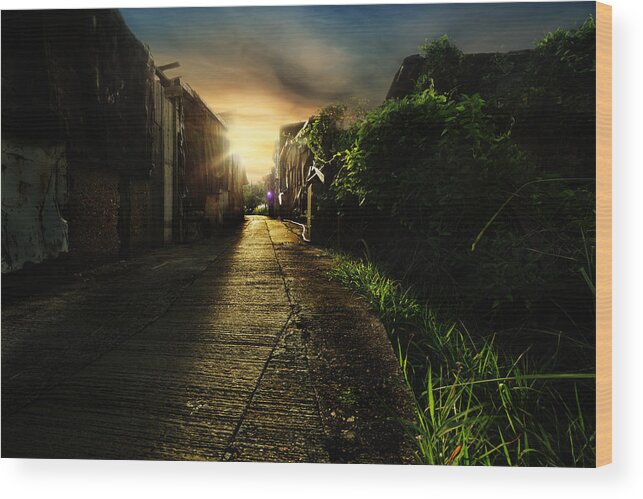 Kowloon Wood Print featuring the photograph Hope by Afrison Ma