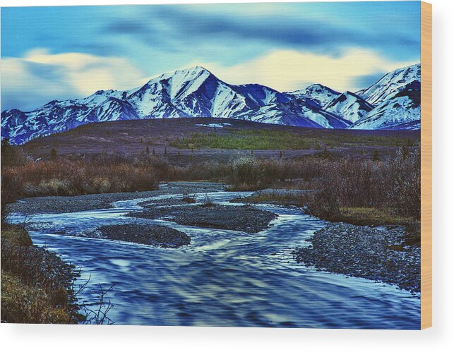 Alaska Wood Print featuring the photograph Jenny Creek Dawn by Rick Berk