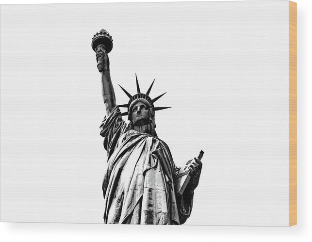 Statue Of Liberty Wood Print featuring the photograph Lady Liberty by La Dolce Vita