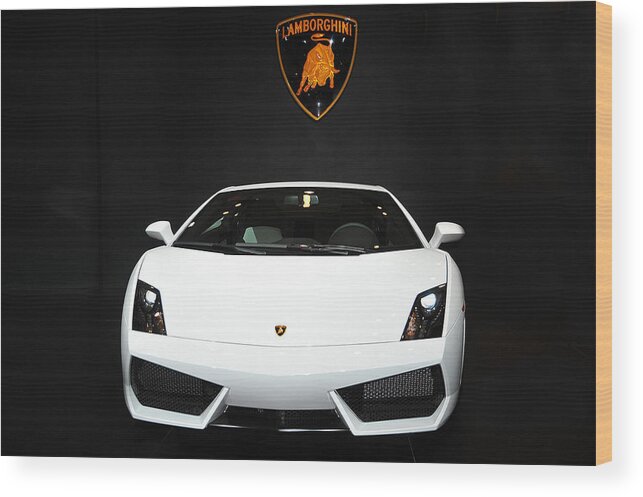 Lamborghini Wood Print featuring the photograph Lamborghini  by Dragan Kudjerski