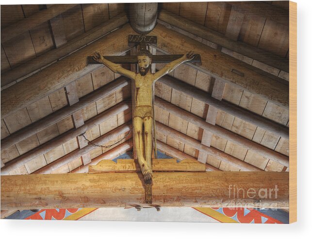 Mission San Antonio De Padua Wood Print featuring the photograph Mission San Antonio de Padua 2 by Bob Christopher