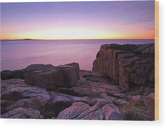 Acadia Np Wood Print featuring the photograph Morning Bliss by Juergen Roth