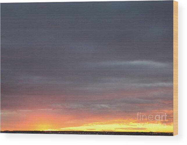 Landscape Wood Print featuring the photograph Morning Sunrise by Donna L Munro