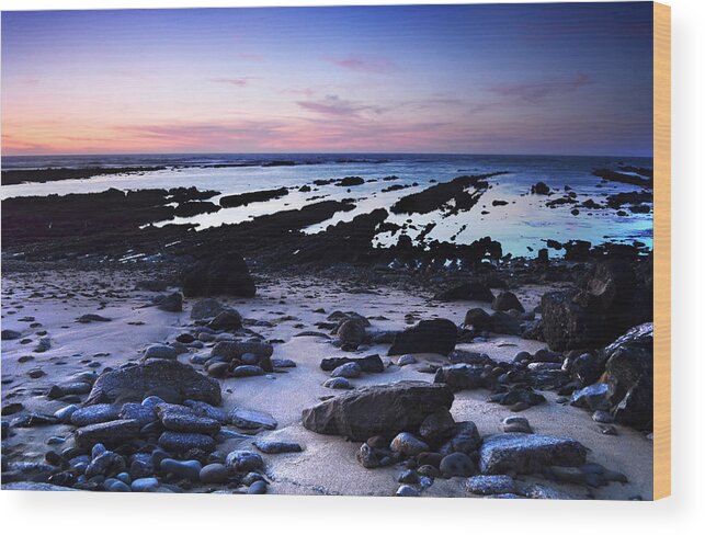 Moss Beach Wood Print featuring the photograph Moss Beach - Fitzgerald Reserve Shore by Matt Hanson