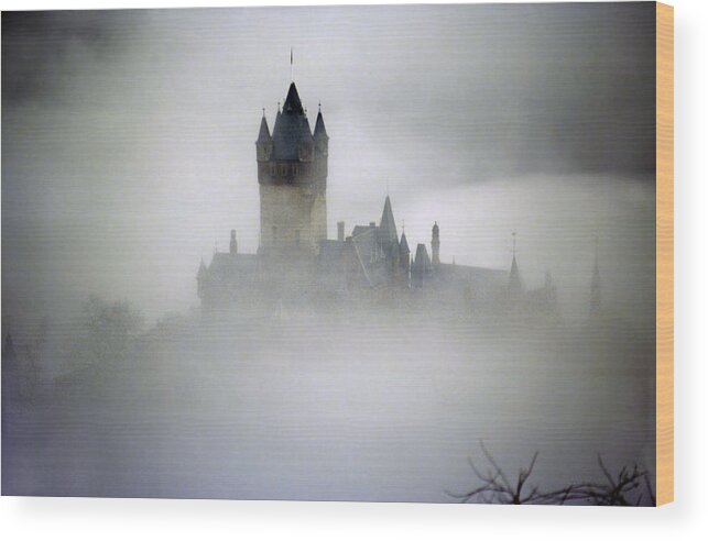 Moezel Wood Print featuring the photograph Out of the Mist by Rod Jones