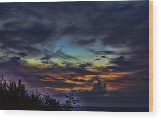 Pastel Wood Print featuring the photograph Pastel Sky by Douglas Barnard