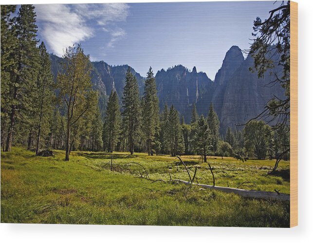 Yosemite Wood Print featuring the photograph Peaceful Moment by Bonnie Bruno