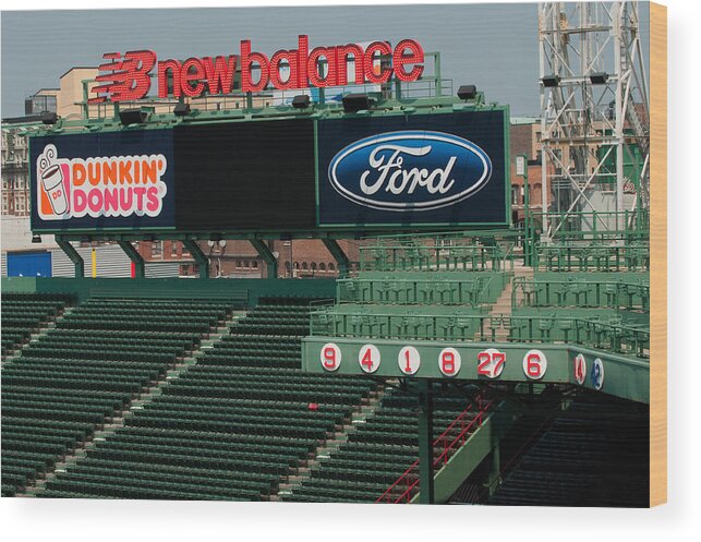 Fenway Park Wood Print featuring the photograph Rich in History by Paul Mangold