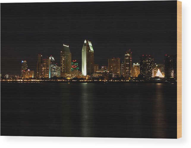 San Diego Wood Print featuring the photograph San Diego by Steve Parr