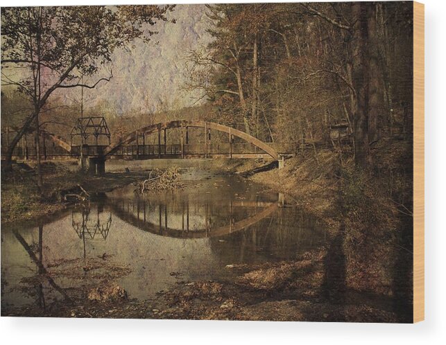 Bridge Wood Print featuring the photograph Schnecksville by Trish Tritz