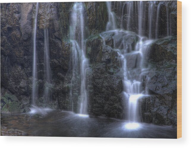 Buttermilk Falls Wood Print featuring the photograph Silk by Jeff Bord