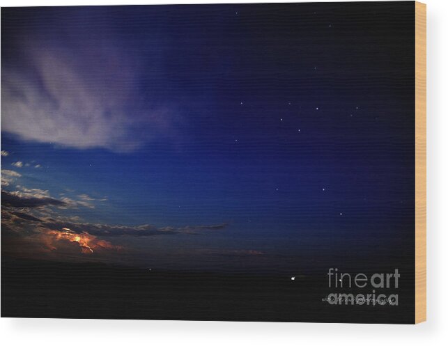 Sea Wood Print featuring the photograph Southern Ocean Storm by Vicki Ferrari