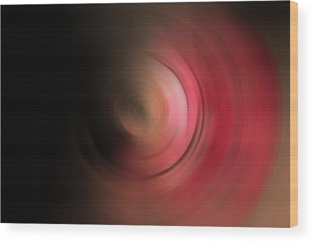 Abstract Wood Print featuring the photograph Spun by Sandra Sigfusson