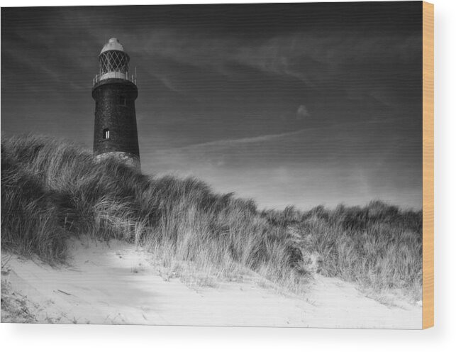 East Yorkshire Wood Print featuring the photograph Spurn Point Landscape by Richard Matthews