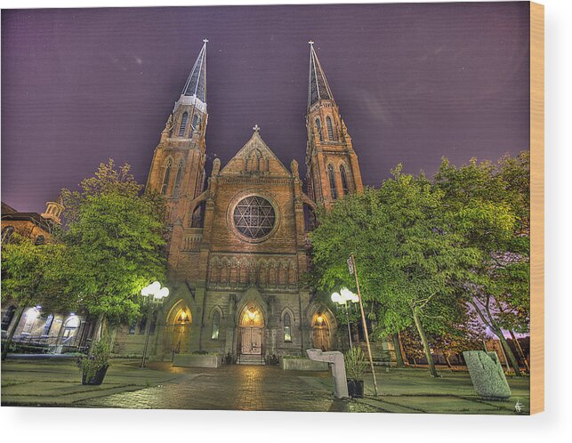 Ste. Anne De Detroit Wood Print featuring the photograph Ste. Anne de Detroit by Nicholas Grunas