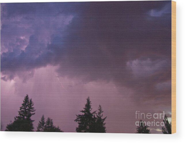 Photography Wood Print featuring the photograph Stormy Weather by Sean Griffin