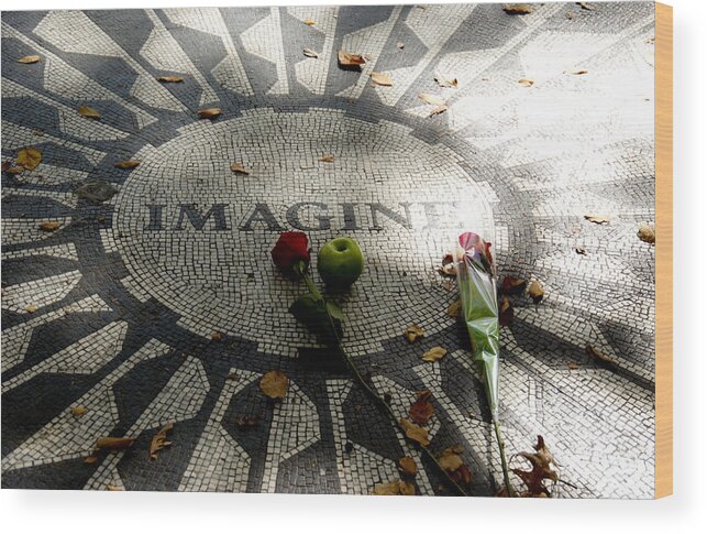 Strawberry Fields Wood Print featuring the photograph Strawberry Fields by Michael Dorn