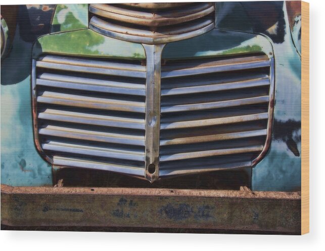 Truck Wood Print featuring the photograph Taos Truck 1 by John Hansen