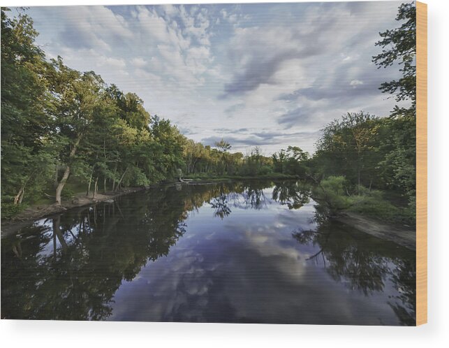 Concord River Wood Print featuring the photograph The Concord River by Kate Hannon