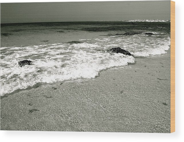 Waves Wood Print featuring the photograph The Galician Coast by HweeYen Ong