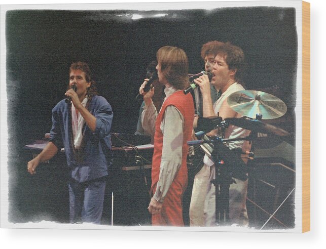 Concert Wood Print featuring the photograph The Monkees by Mike Martin
