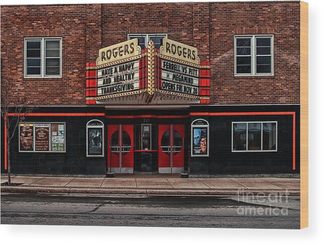 Theater Wood Print featuring the photograph The Theater by Terry Doyle