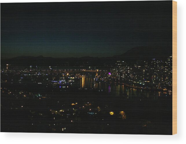 Vancouver Wood Print featuring the photograph Vancouver by Steve Parr