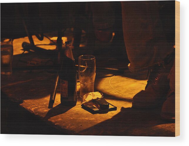 Still Life Wood Print featuring the photograph Whistlers Thirst by Rob Hemphill