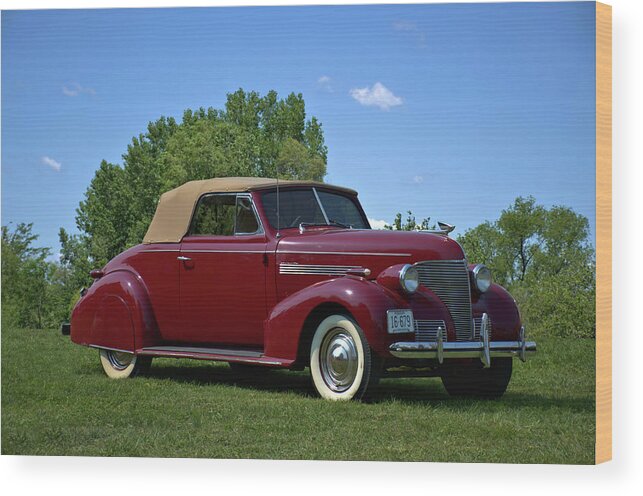 1939 Wood Print featuring the photograph 1939 Chevrolet Convertible by Tim McCullough