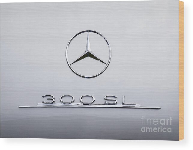 Mercedes Benz Wood Print featuring the photograph 300 Sl by Dennis Hedberg