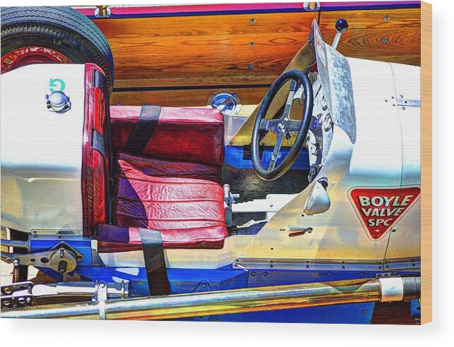 Boyle Racing Indianapolis Wood Print featuring the photograph Boyle Valve SPC #2 by Josh Williams