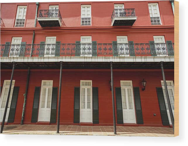 Bourbon Street Wood Print featuring the photograph Colors of New Orleans #1 by Raul Rodriguez