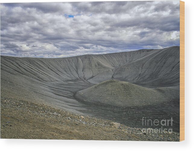 Crater Wood Print featuring the photograph Crater by Patricia Hofmeester