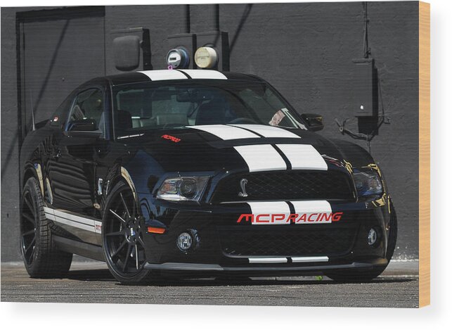 Ford Mustang Wood Print featuring the photograph Ford Mustang #1 by Jackie Russo