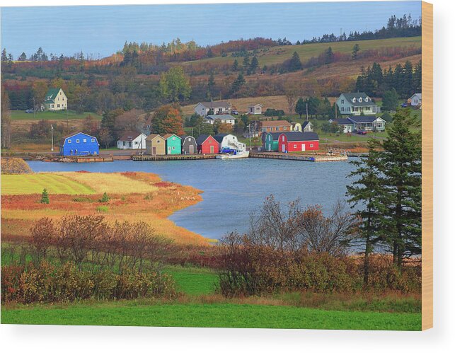Canada Wood Print featuring the photograph French River, P.E.I. #1 by Gary Corbett