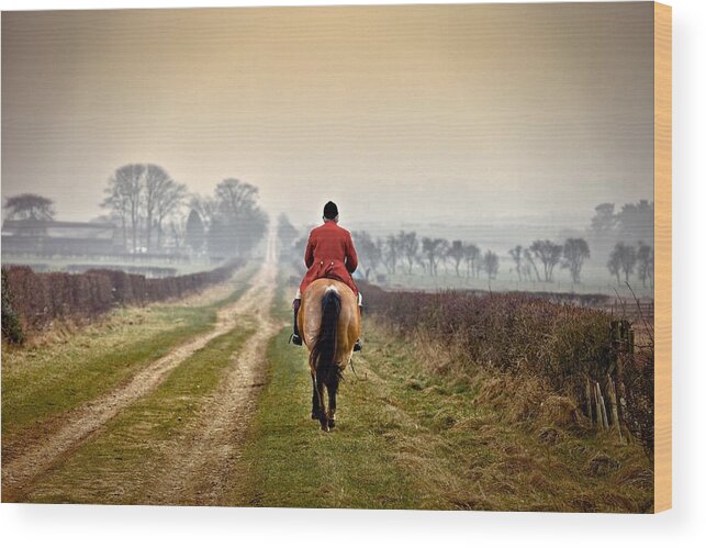 Animals Wood Print featuring the photograph Going Home #1 by Mark Egerton