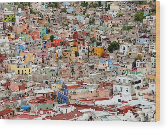 Images Wood Print featuring the photograph Guanajuato, Mexico. #5 by Rob Huntley