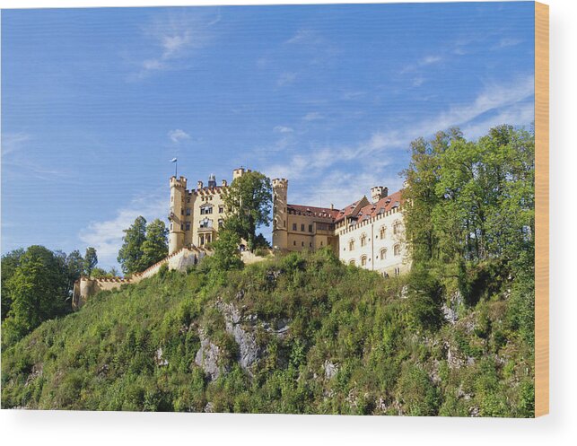 Schloss Wood Print featuring the photograph Holenschwangau Castle 2 #1 by Bernard Barcos