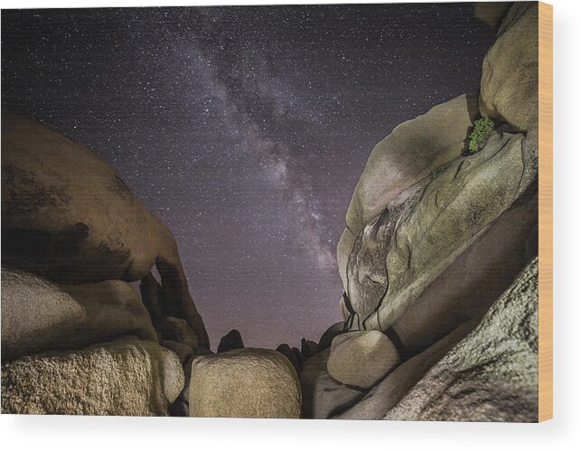 Astrophotography Wood Print featuring the photograph Illuminati V by Ryan Weddle