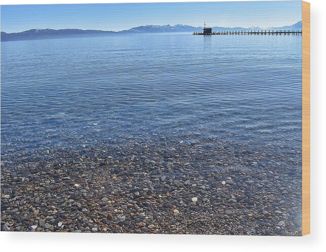 Lake Tahoe Wood Print featuring the photograph Lake Tahoe #1 by Maria Jansson