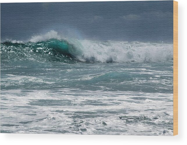 Monster Seas Wood Print featuring the photograph Monster Seas #1 by Frank Wilson