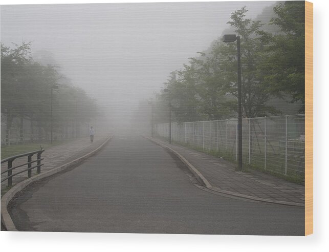 Morning Wood Print featuring the photograph Morning Walk #1 by Masami Iida