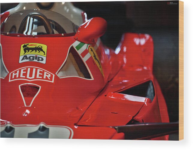 Number 11 Wood Print featuring the photograph Number 11 by Niki Lauda #Print #1 by ItzKirb Photography