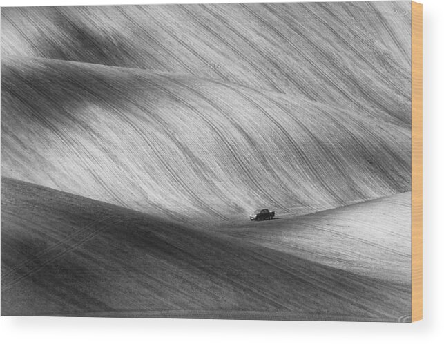 Pickup Wood Print featuring the photograph Pickup #1 by Piotr Krol (bax)