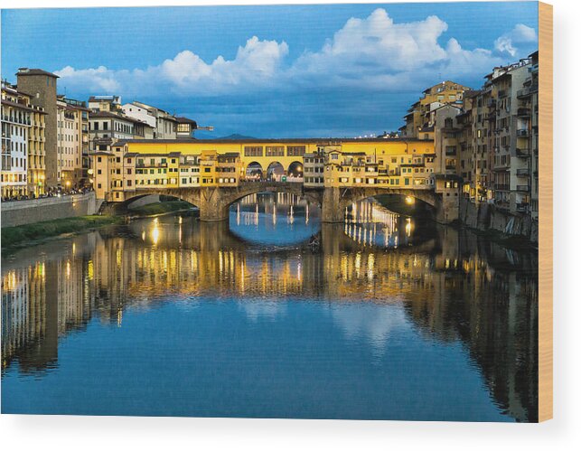 Ponte Vecchio Wood Print featuring the photograph Ponte Vecchio by Weir Here And There