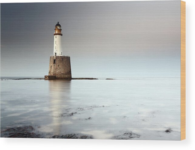 Lighthouse Wood Print featuring the photograph Rattray Head Lighthouse by Grant Glendinning