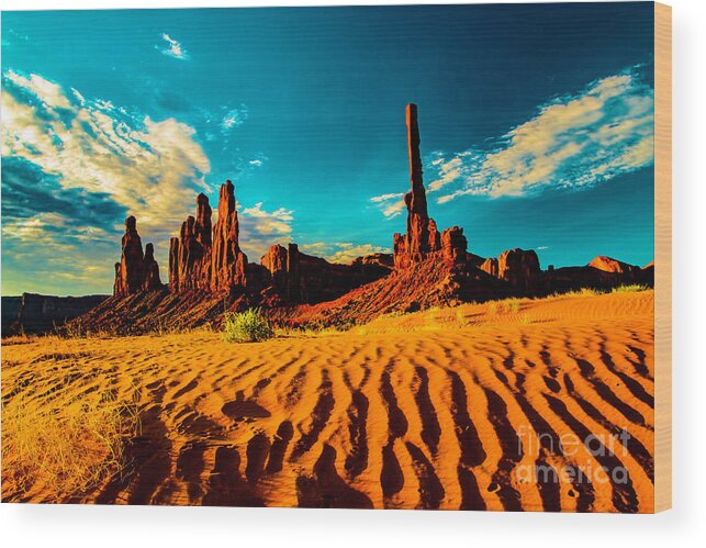 Sand Dune Wood Print featuring the photograph Sand Dune #4 by Mark Jackson