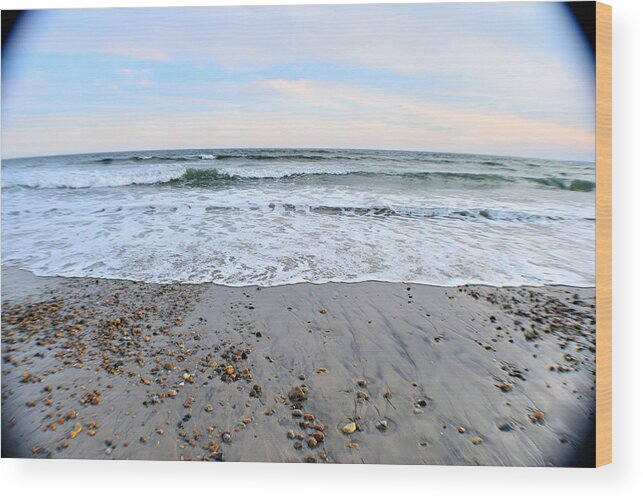 Beach Wood Print featuring the photograph Shoreline #1 by Kate Arsenault 