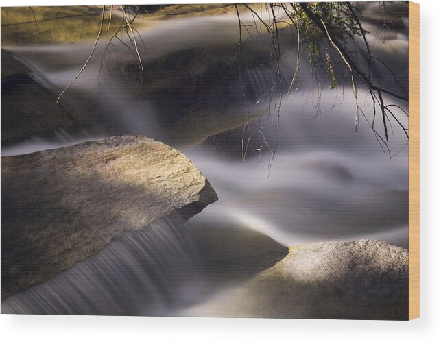 Dummerston Vermont Wood Print featuring the photograph Stickney Brook III by Tom Singleton